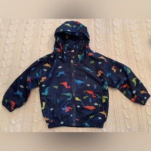 Kids Dinosaur Raincoat 3T w Hood